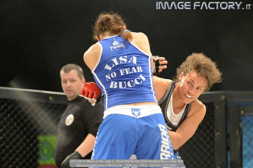 2012-04-21 Milano in the cage 2 - Mixed Martial Arts 0244 Annalisa Bucci-Anita Torti